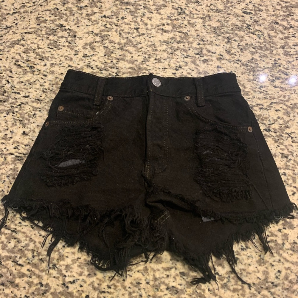 BUNDLE TO SAVE ⭐️ High Waisted Denim Shorts Sz 24
